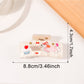 Beau - Square Animal Print Hair Claw Clip