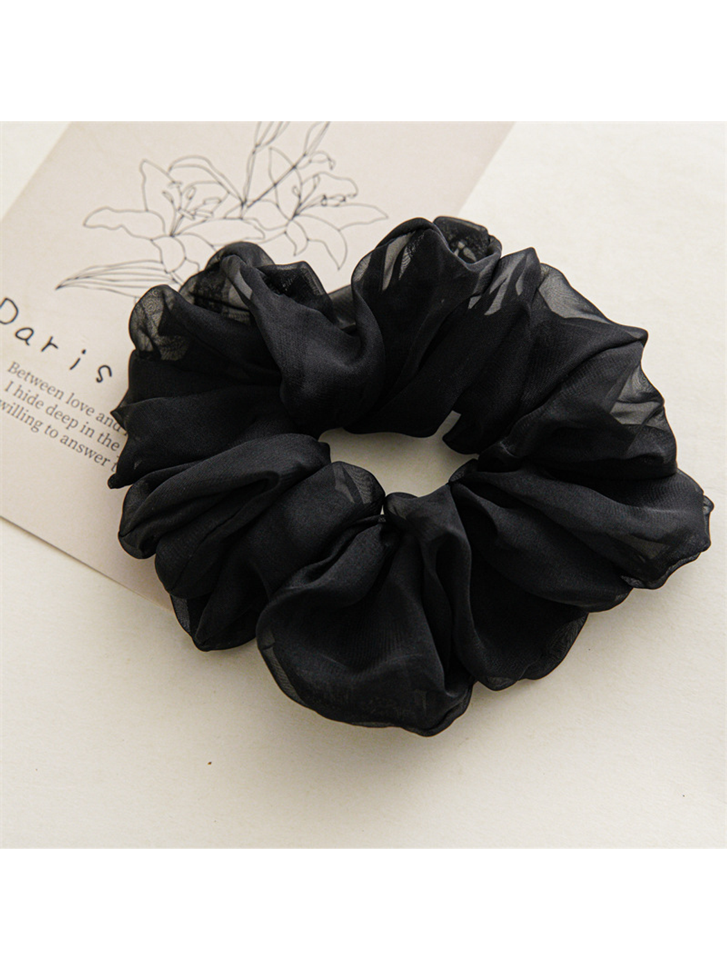 Gifty - Large Soft Chiffon Hair Scrunchie