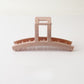 Beau - Pink Geometric Shape Claw Clip