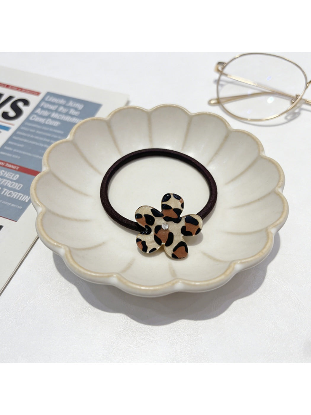 Gifty - Cute Leopard Print Hair Tie