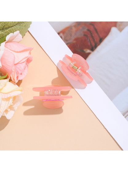 Beau - Pink Mini Triangular Hair Clip