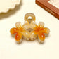 Beau - Sweet Floral Double Bloom Hair Claw Clip