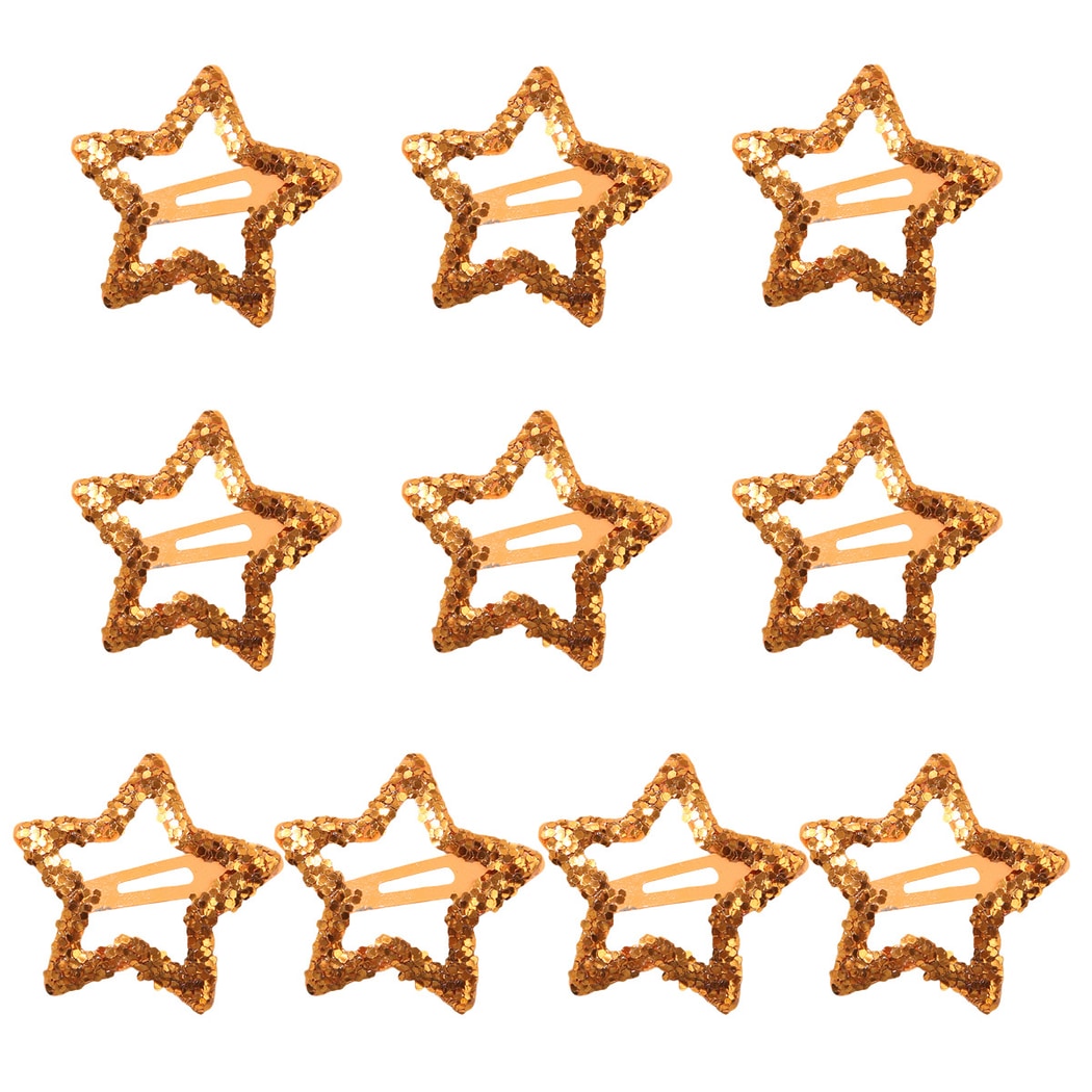 Beau - Sparkly Star Shape Alloy Hair Clip Set