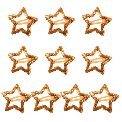 Beau - Sparkly Star Shape Alloy Hair Clip Set