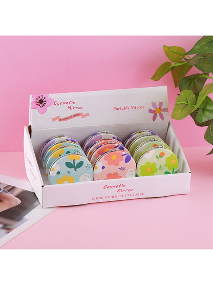 Mirroray - Double Sided Round Sunflower Folding Mirror