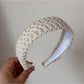 Gifty - Wide Floral and Irregular Texture Headband
