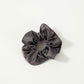 Gifty - Solid Color Satin Scrunchie with Ruffle Detail