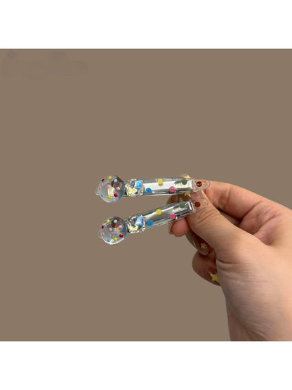 Beau - Polka Dot Geometric Hair Clip