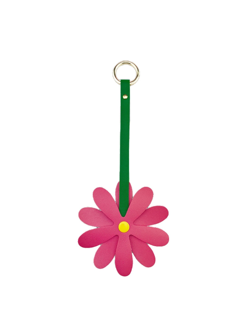 Keypus - Daisy Inspired PVC Flower Pendant Keychain