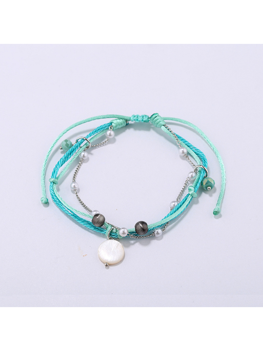 Lovra - Bohemian Beaded Pendant Wrap Bracelet