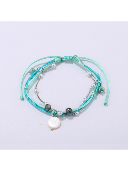 Lovra - Bohemian Beaded Pendant Wrap Bracelet