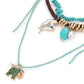 Nozari - Boho Style Elephant Pendant Cord Chain Necklace