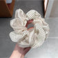 Gifty - Polka Dot Polyester Ponytail Scrunchie Hair Tie