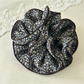 Gifty - Floral Trim Layered Ruffle Hair Scrunchie