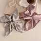 Gifty - Polka Dot Satin Finish Polyester Scrunchie