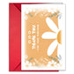 Carduria - Floral Pattern Thank You Greeting Card