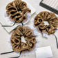 Gifty - Retro Pretty Brown Scrunchie