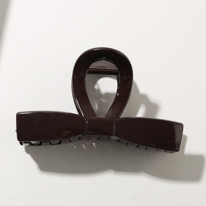 Beau - Minimal Bow Shape Women's Hair Claw Clip