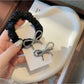Gifty - Polyester Alloy Rhinestone Bow Hair Tie