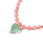 Nozari - Botanical Beaded Chain Leaf Pendant Necklace