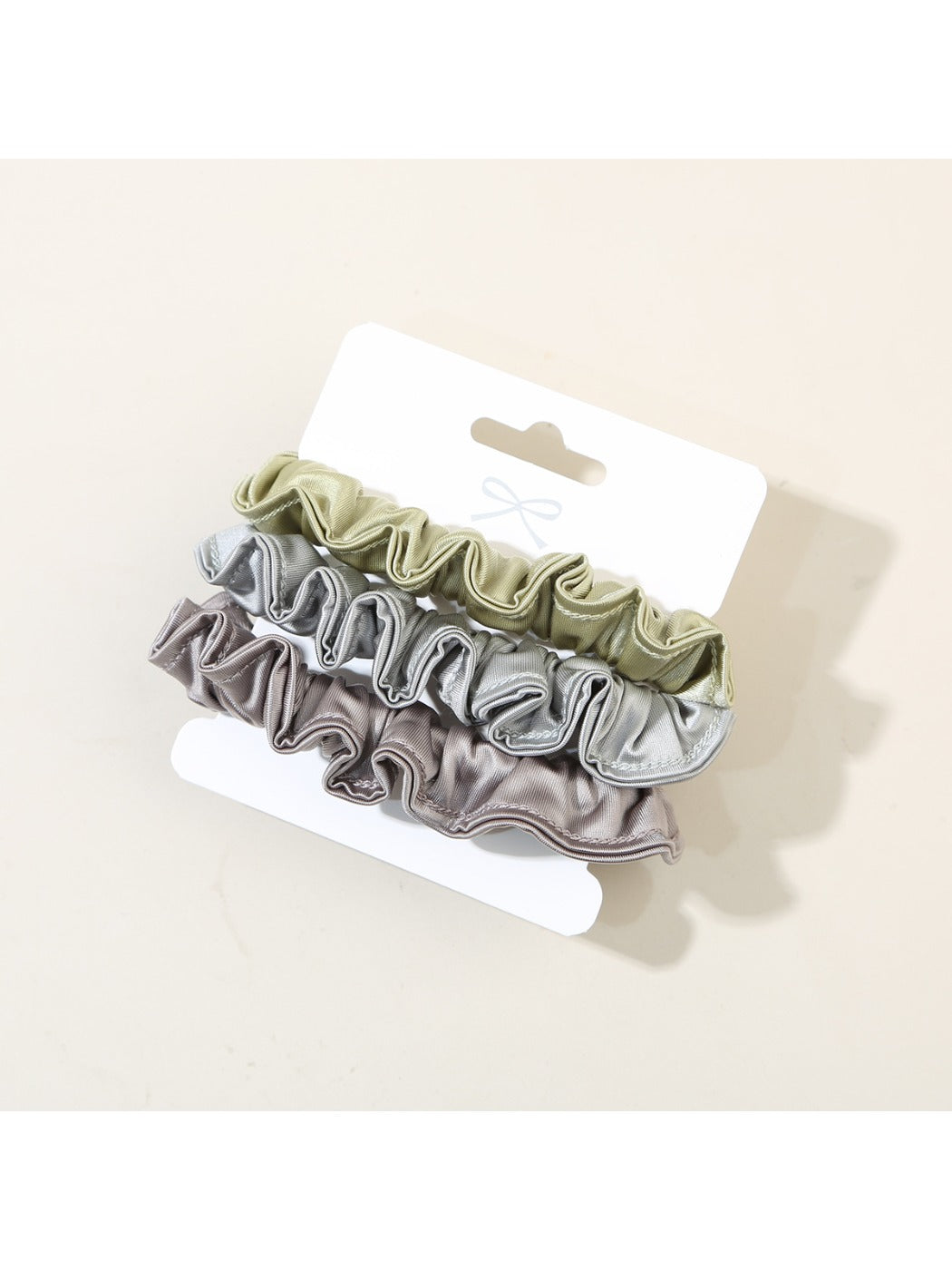 Gifty - Elegant Satin Hair Scrunchies 3 Pack