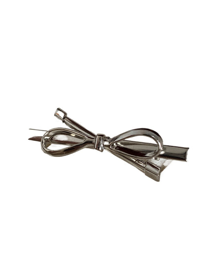 Gifty - Stylish Silver Bow Hair Clip