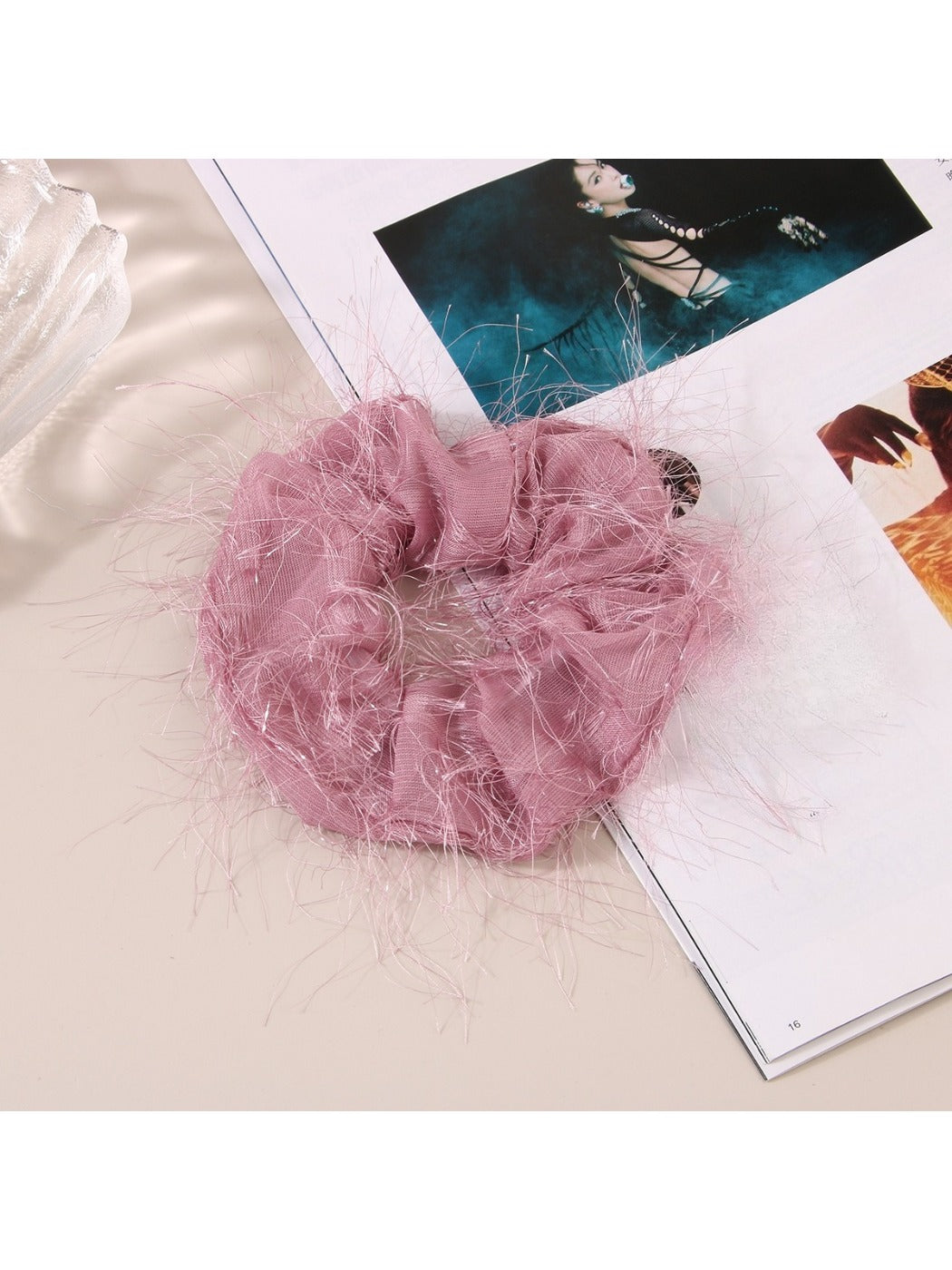 Gifty - Simple Tulle Ruffled Hair Scrunchie