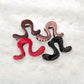 Beau - Retro Glossy Arc Plastic Claw Clip