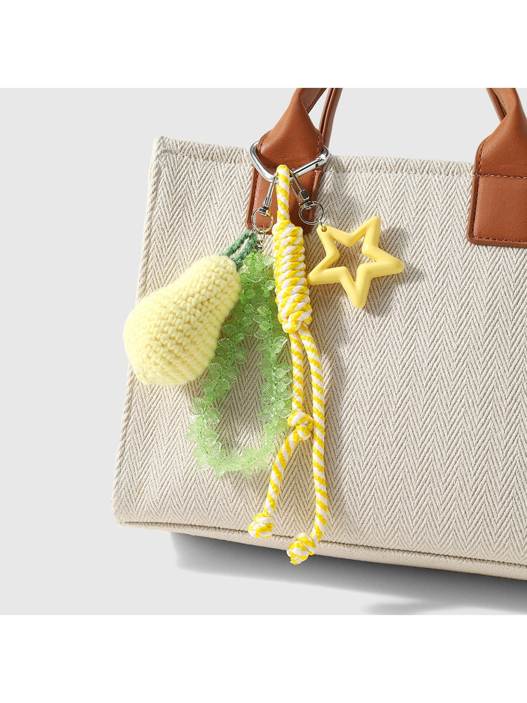 Keypus - Y2K Fruit Star Charm Key Ring Accessory Keychain