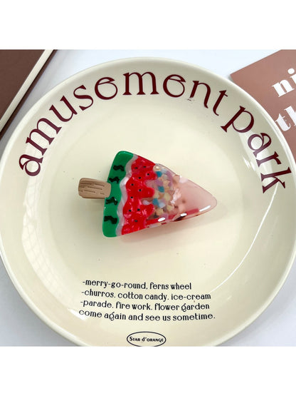 Beau - Ice Cream Acetate Hair Claw Clip