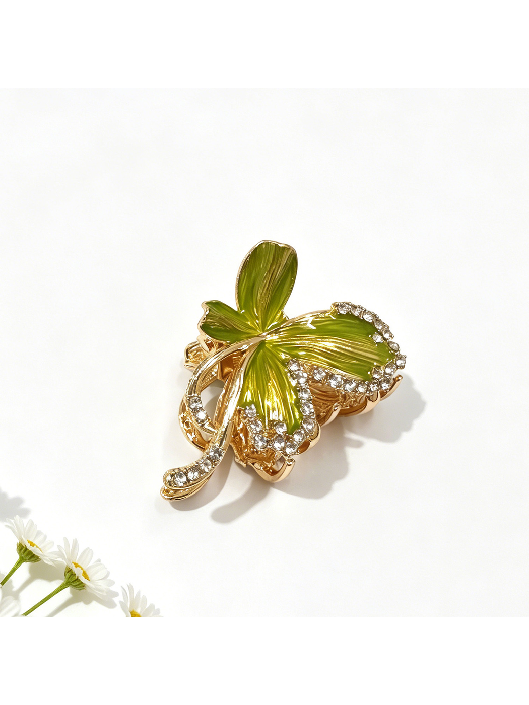 Beau - Bow Shape Glossy Alloy Hair Claw Clip