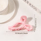 Beau - Minimalist Solid Color Bow Shaped Claw Clip