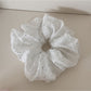 Gifty - Star Detail Textured Polyester Scrunchie