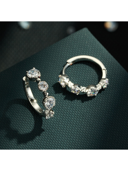 Earedge - Commuter Style Double Circle Earrings