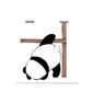 Mirroray - Cute Panda Foldable Portable Makeup Mirror