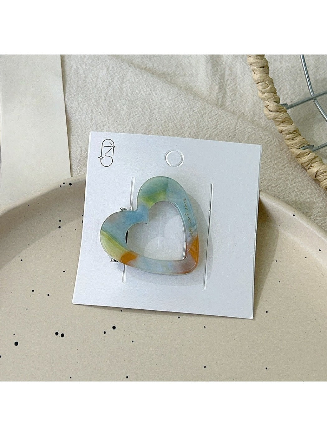 Beau - Valentine's Day Heart Shaped Hair Clip