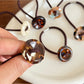 Gifty - Cute Button Hair Ties