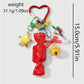Keypus - Christmas Candy and Star Design Keychain