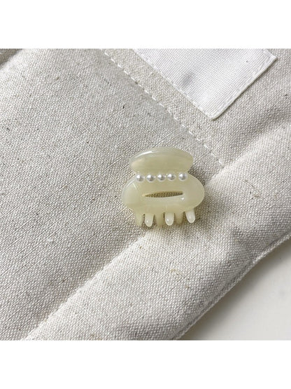 Beau - Macaron Colored Oval Openwork Claw Clip
