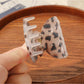 Beau - Retro Zebra Print Acetate Claw Clip