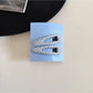 Beau - Classy Blue Plaid Hair Clip