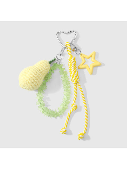 Keypus - Y2K Fruit Star Charm Key Ring Accessory Keychain