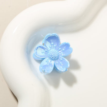 Beau - Glossy Petal Flower PS Claw Clip