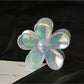 Beau - Iridescent Petal Plastic Flower Claw Clip