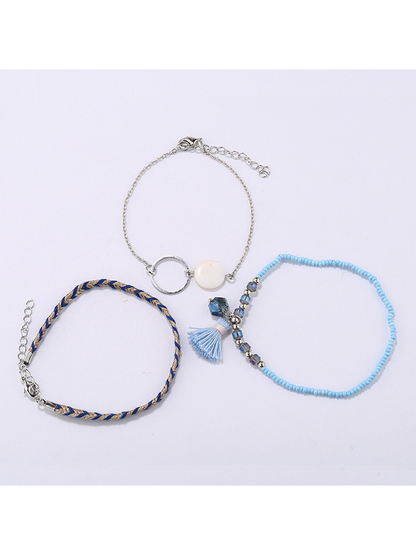 Lovra - Simple Stackable Tassel Beaded Bracelet