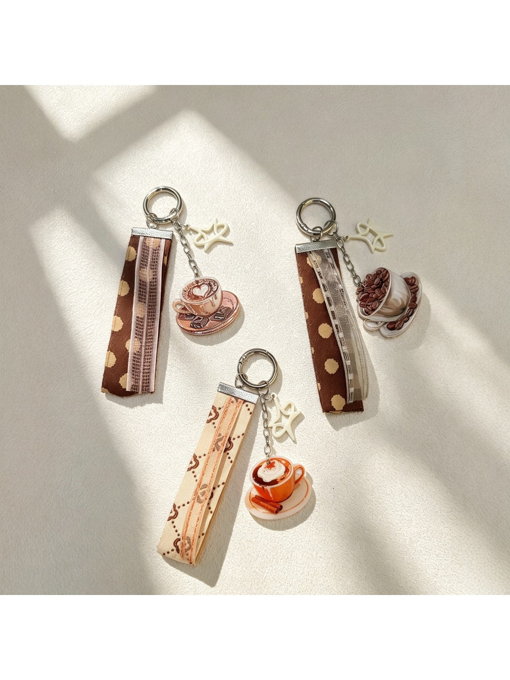 Keypus - Coffee Cup Acrylic Bag Charm Keychain