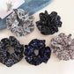 Gifty - Navy Blue Ditsy Floral Hair Tie
