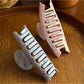 Beau - Sweet Floral Print Acrylic Claw Clip