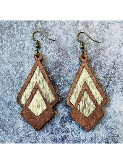 Earedge - Elegant Vintage Inlay Earrings