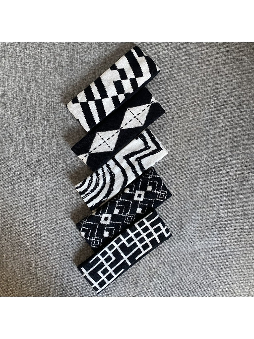 Gifty - Geometric Patterns Knitted Sports Headband